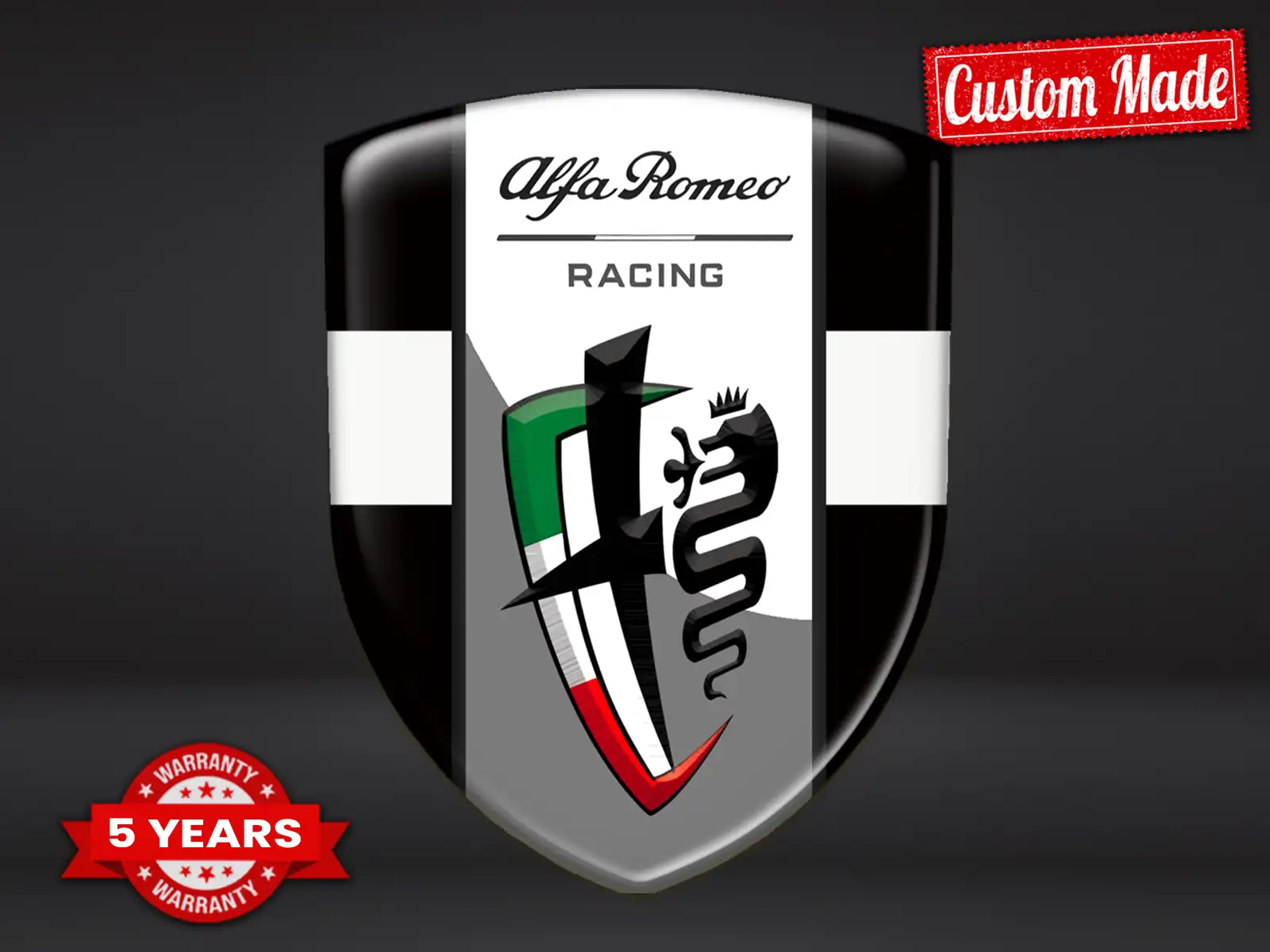 Alfa Romeo Heckscheibensticker Exklusiv Anpassbar Pro